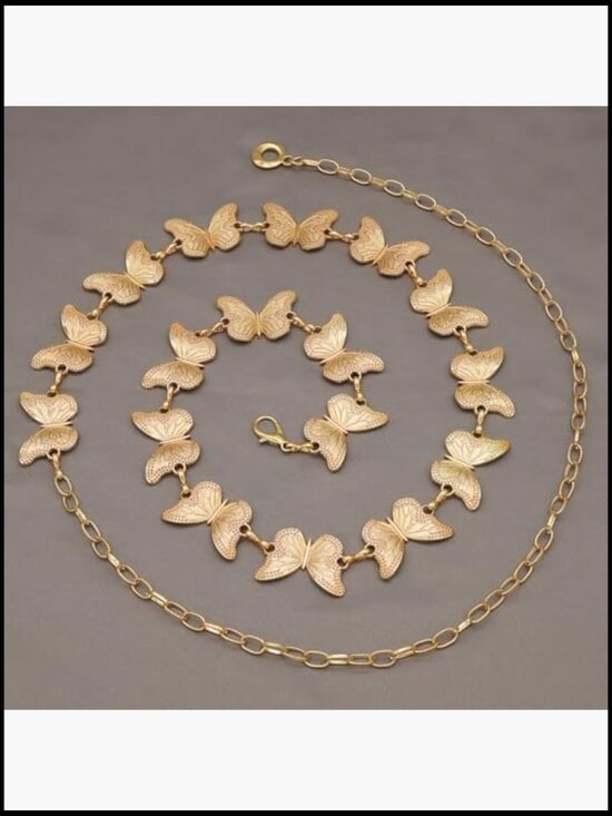 Adjustable Metal Waist Chain Belt for Jeans and Dresses
